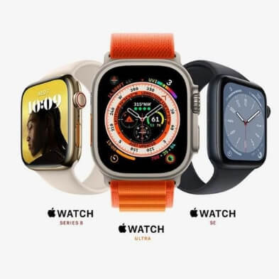 Apple Watch Serie 8, SE y Ultra