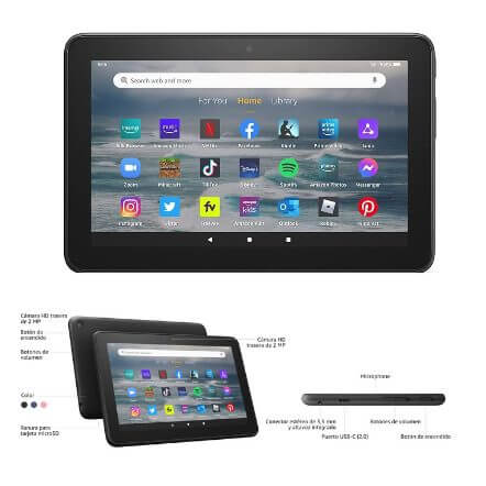 dispositivo Tableta Fire HD 7 de Amazon
