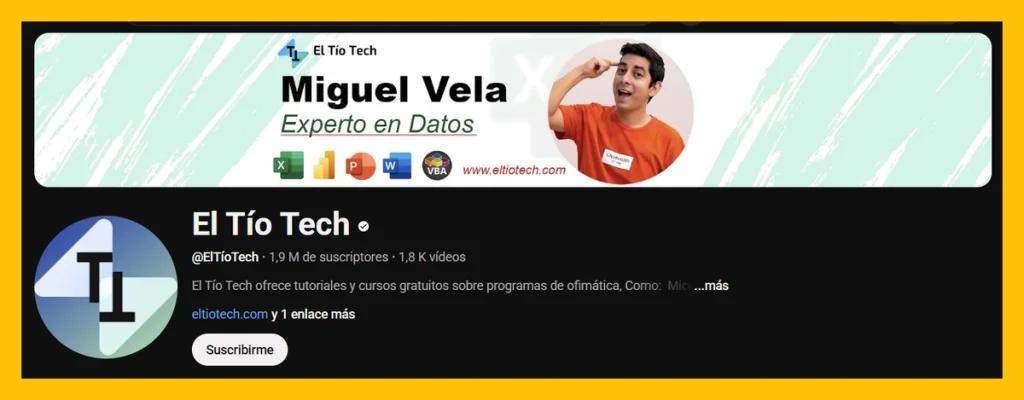 Cursos de Excel gratis 2025 en YouTube finanzas y análisis El Tio Tech