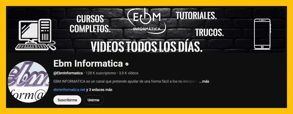 Cursos de Excel gratis en YouTube 2025 finanzas y análisis Ebm Informatica